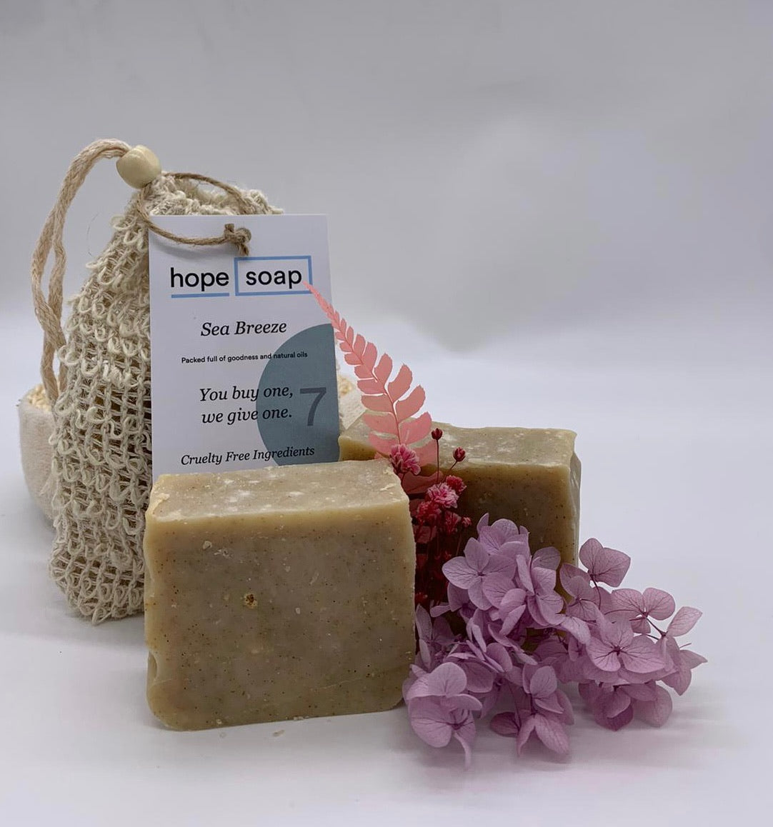 Sea breeze scrub bag - Buy One Give One Soap
