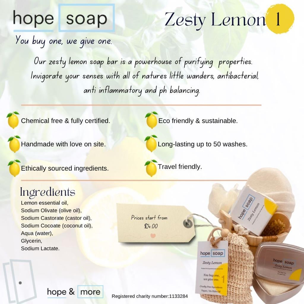 π Zesty lemon starter set π - Buy One Give One Soap