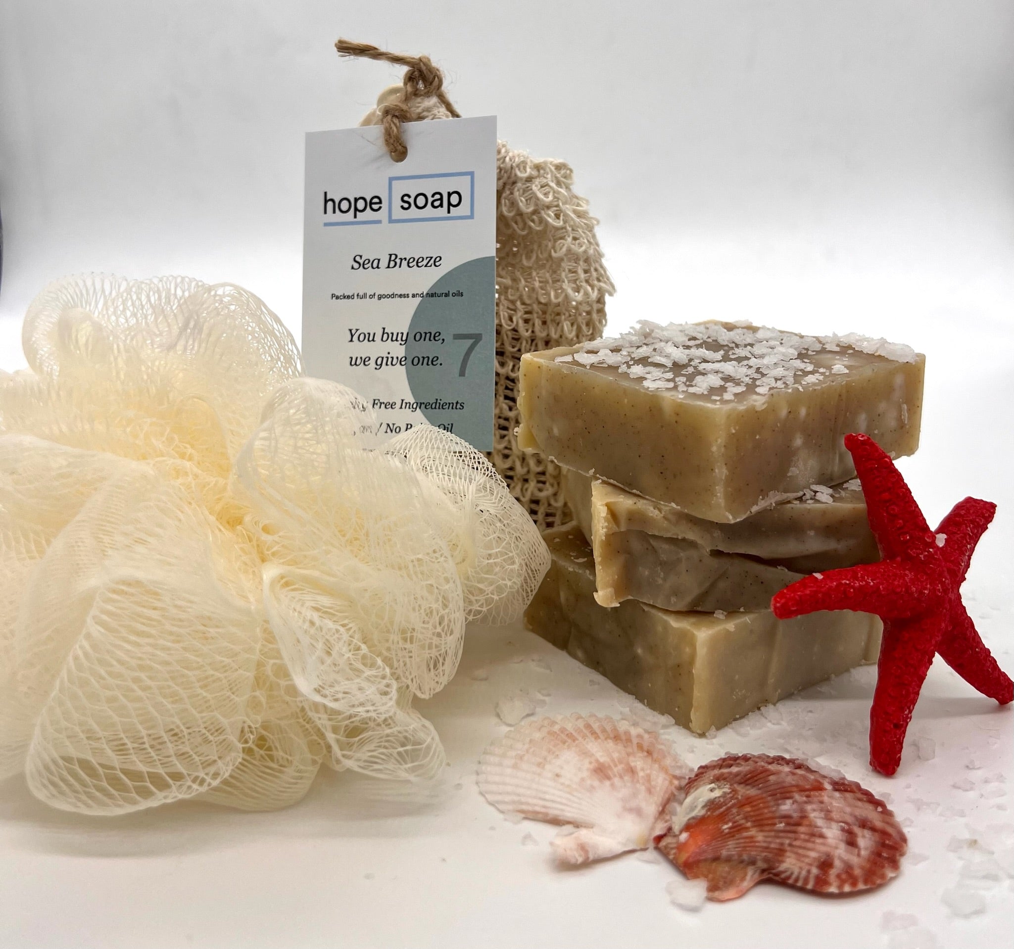 Sea breeze scrub bag - Buy One Give One Soap