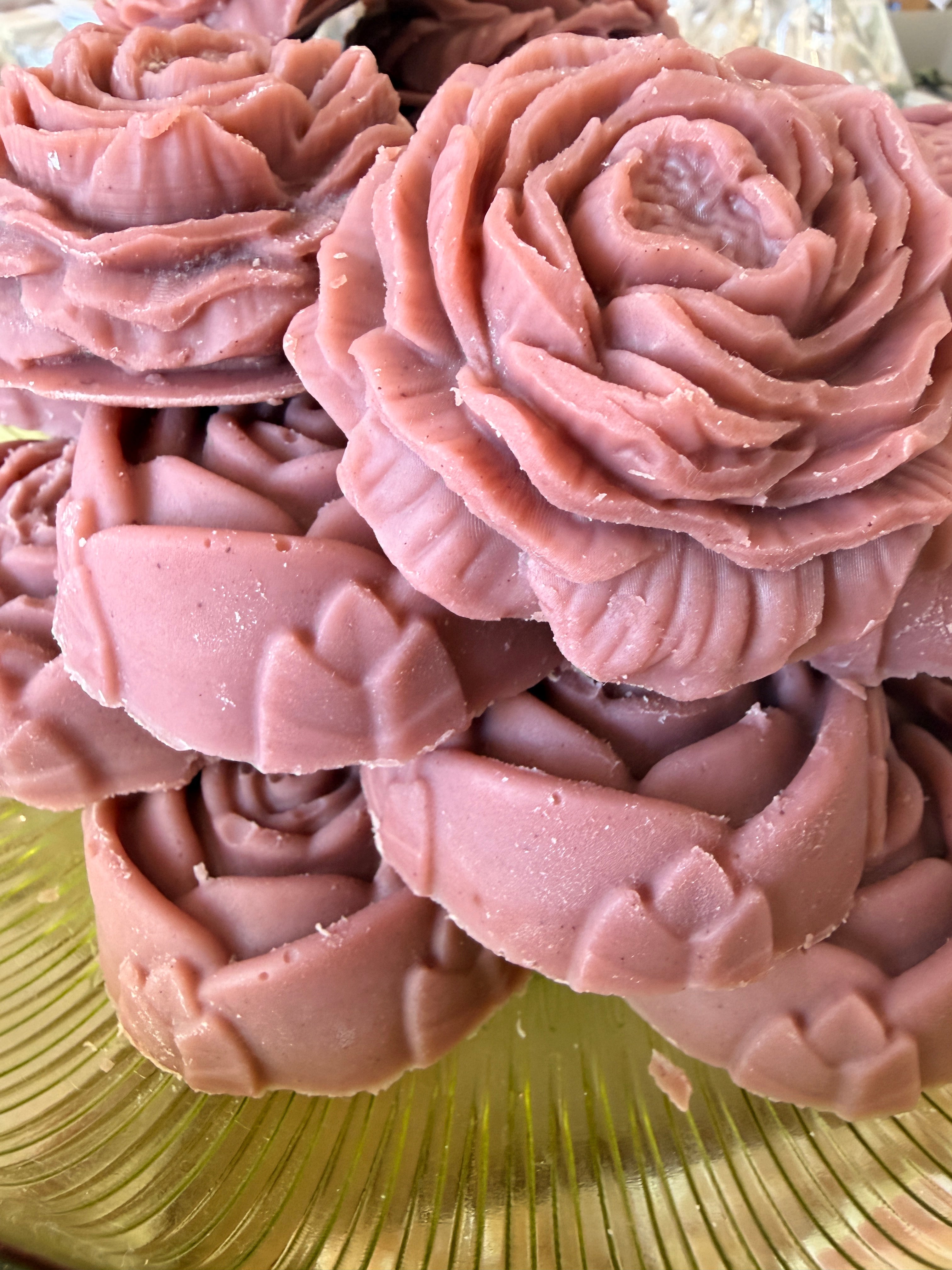 Blooming rose soap