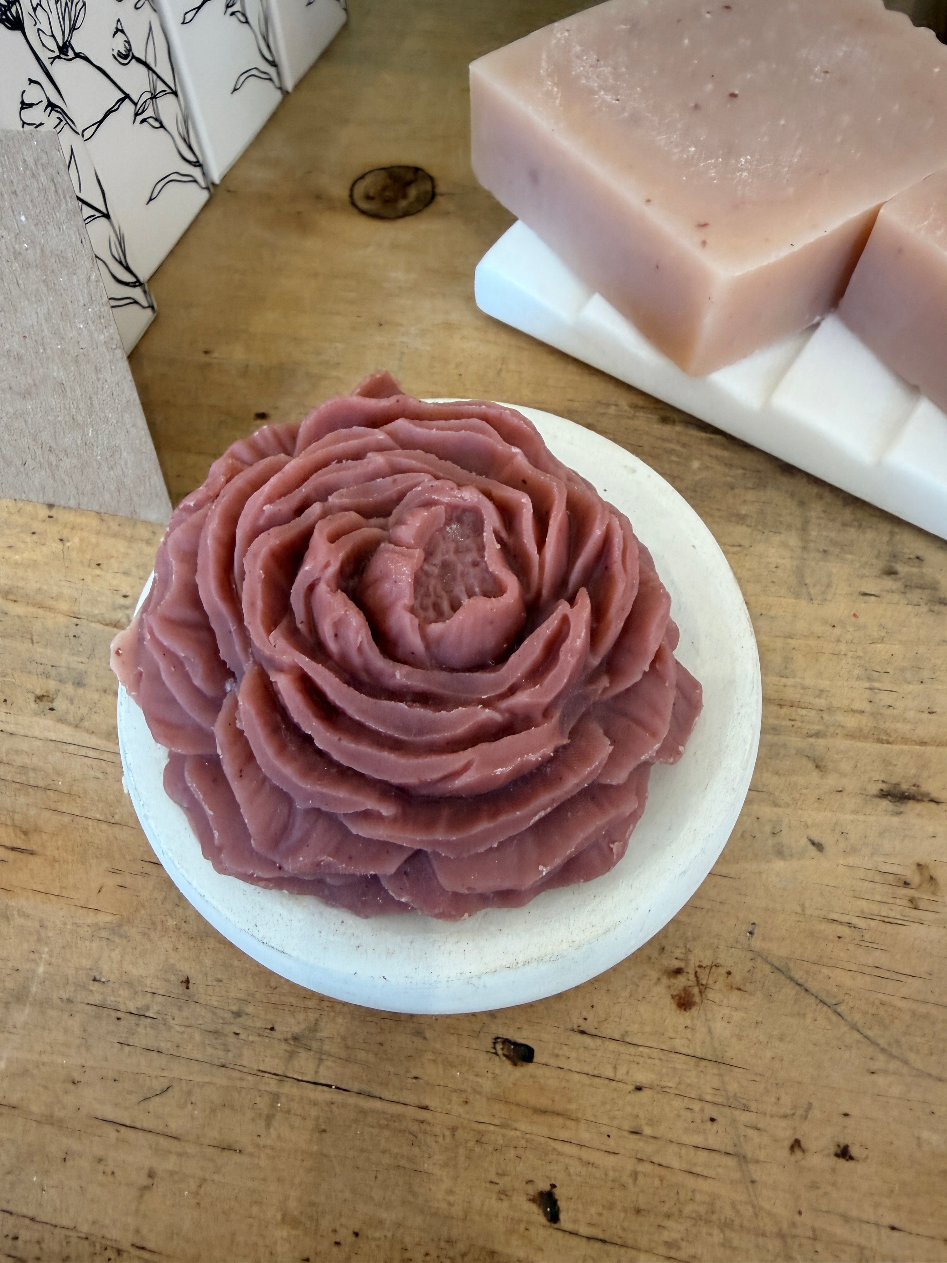 Blooming rose soap