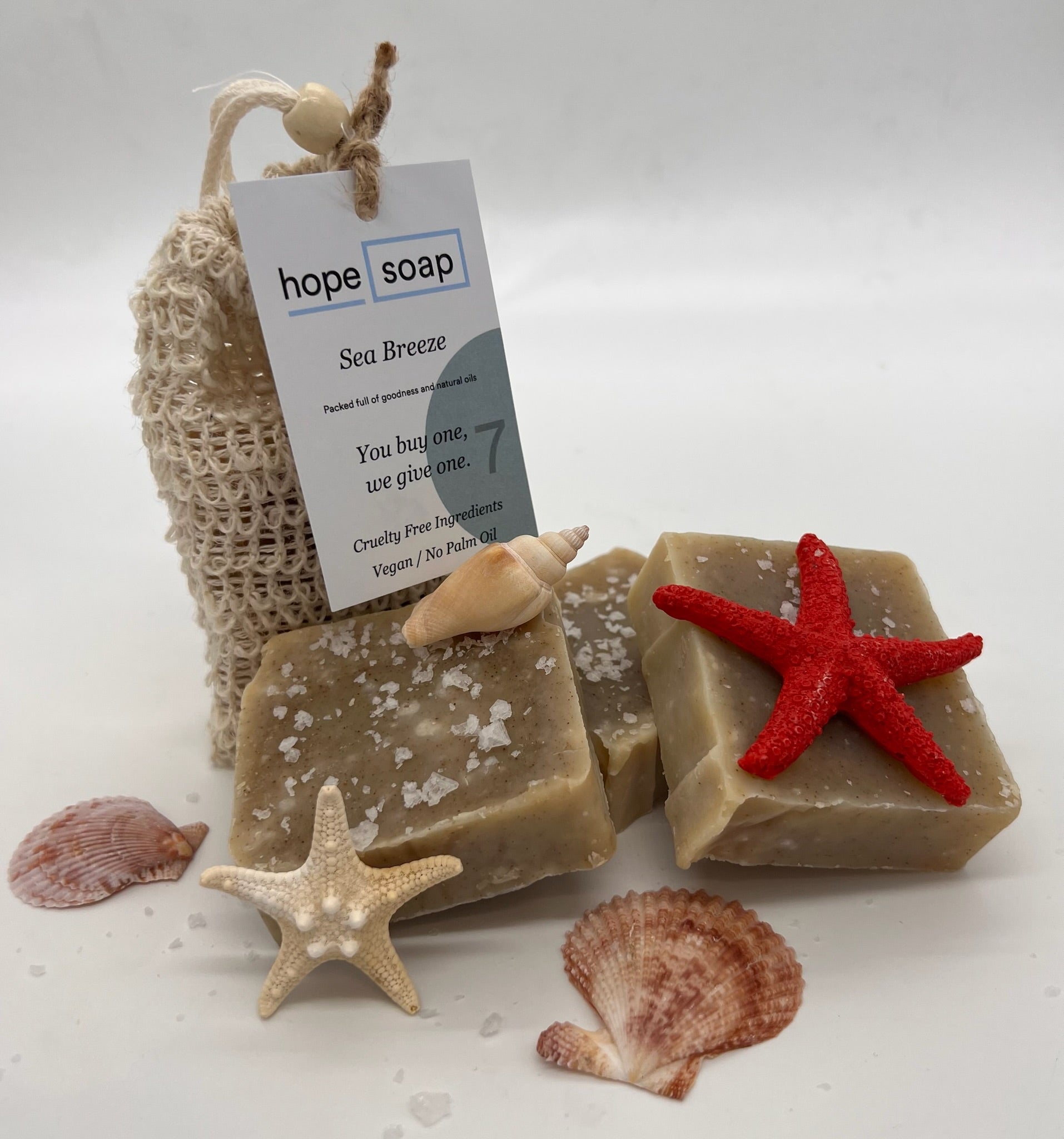 Sea breeze scrub bag - Buy One Give One Soap