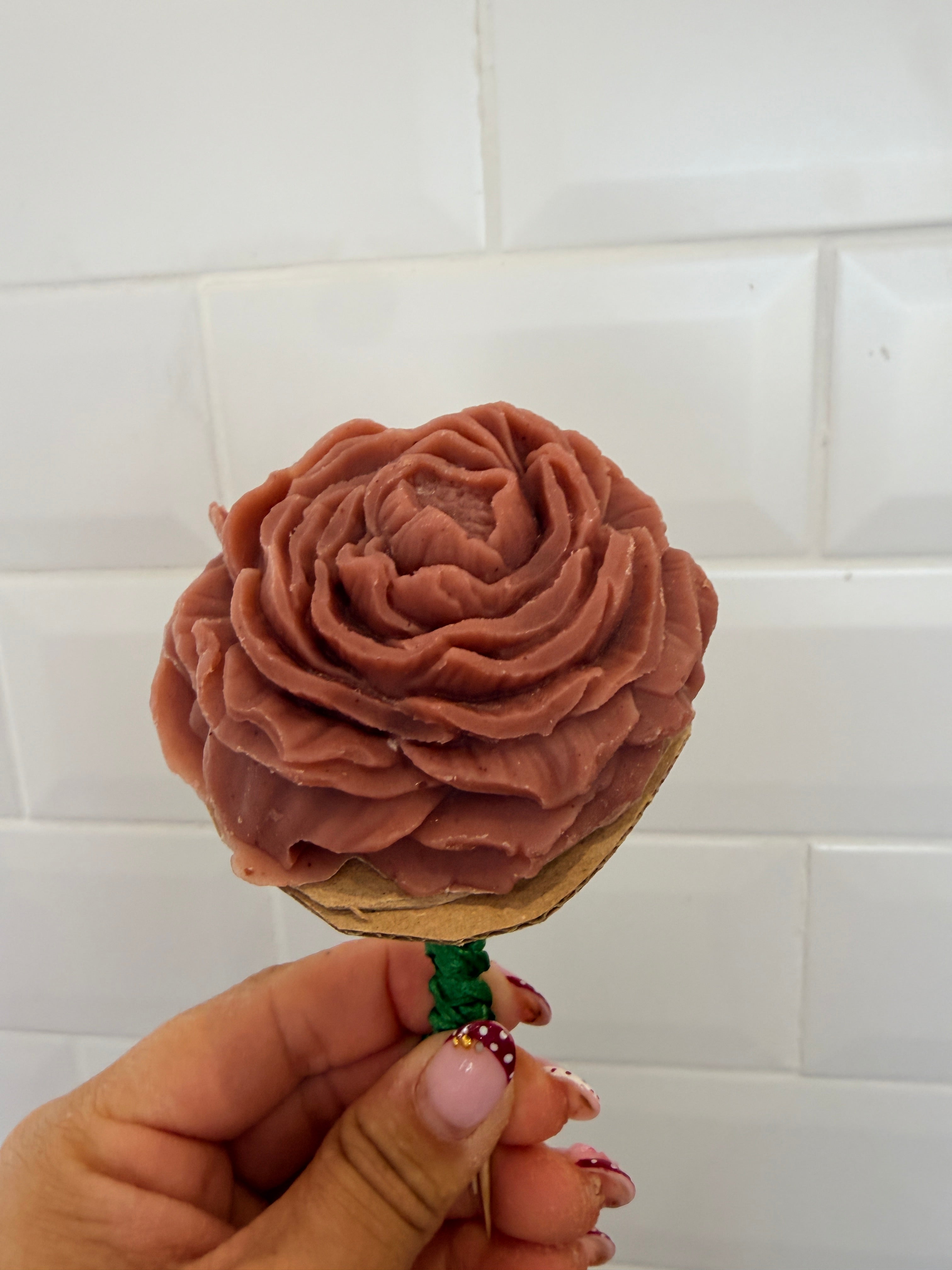 Blooming rose soap